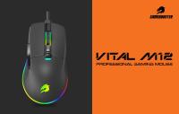 GAMEBOOSTER M12 Vital RGB Aydınlatmalı Beyaz Profesyonel Gaming Mouse